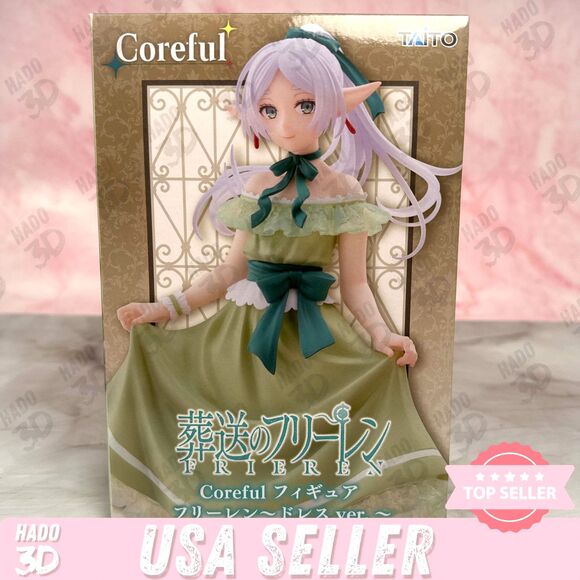 Frieren Beyond Journey's End Coreful Figure Green Frieren Dress up ver. TAITO - Picture 1 of 6